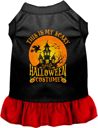 Scary Halloween Costume Pet Dress