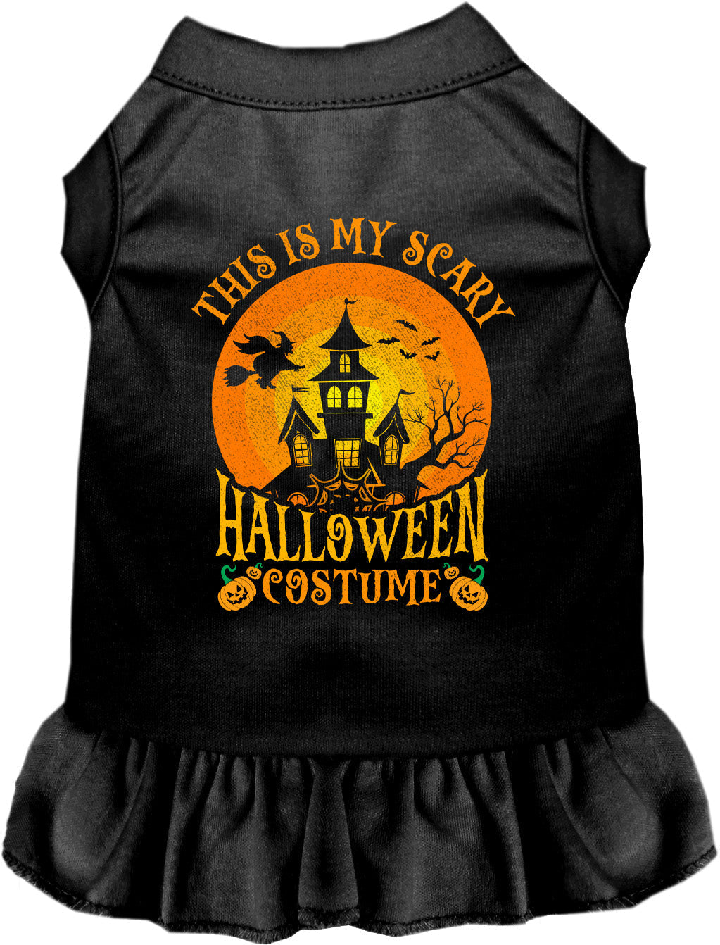 Scary Halloween Costume Pet Dress