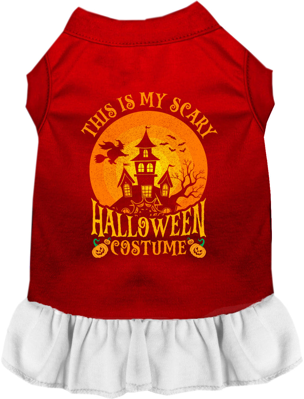 Scary Halloween Costume Pet Dress