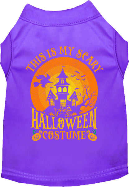 Scary Halloween Costume Pet Shirt