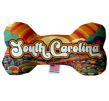 Pet & Dog Plush Bone Toys, "South Carolina State Options" (Available in different pattern options)