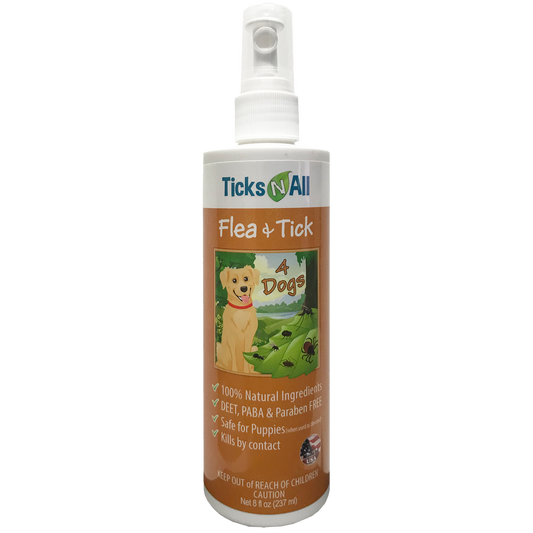 All Natural Flea and Tick 4 Dogs 8oz