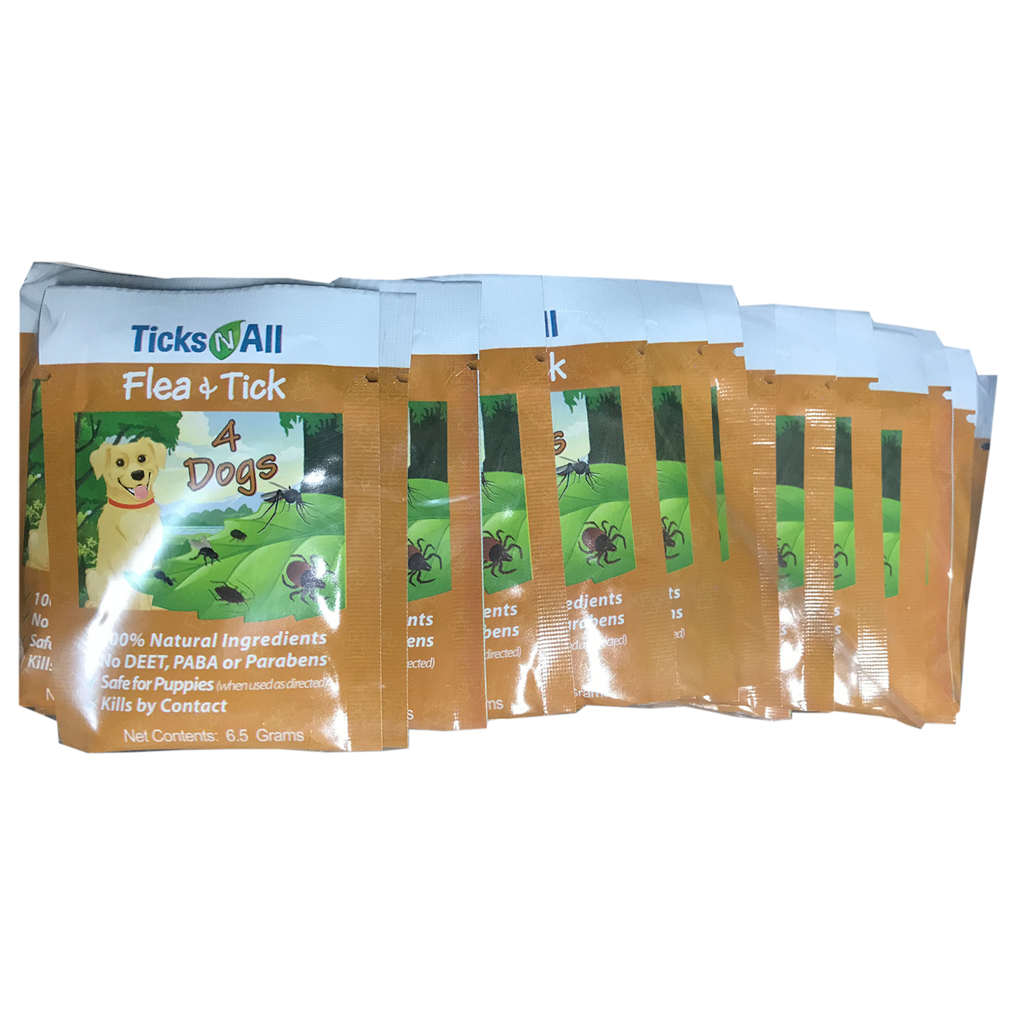 All Natural Flea and Tick Wipes 4-Dogs (50cnt.)