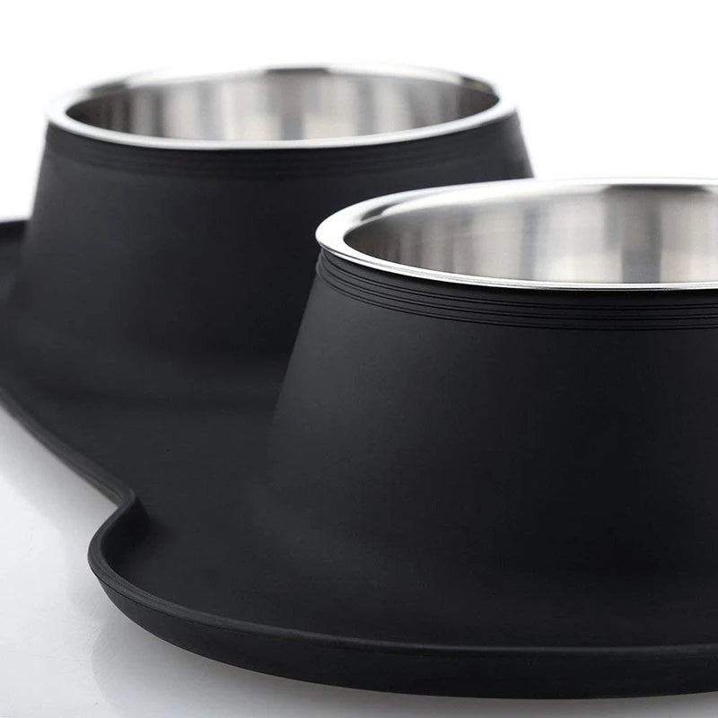 Benepaw Stainless Steel Anti-slip Double Feeding & Drinking Water Bowl