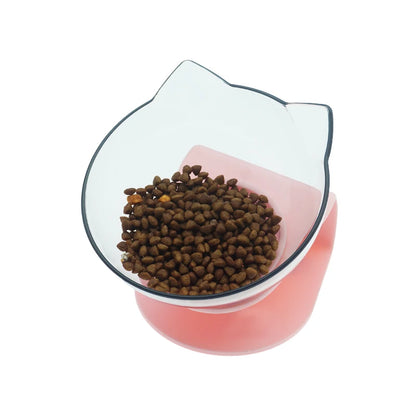 Non-Slip Double Feeding & Water Bowl With Stand