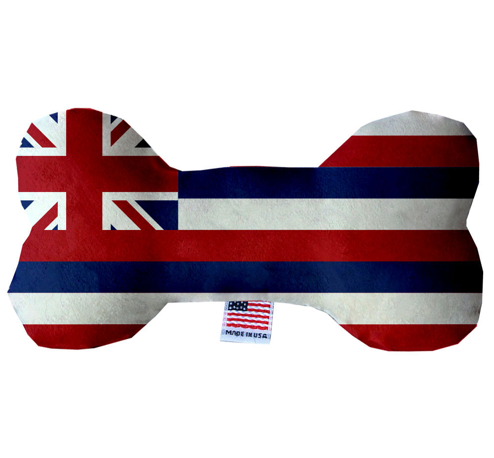 Pet & Dog Plush Bone Toys, "Hawaii State Options" (Available in different pattern options)