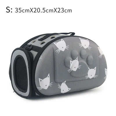 Small Dog Foldable Travel Carrier