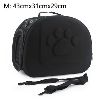 Portable & Foldable Mesh Small Dog Carrier