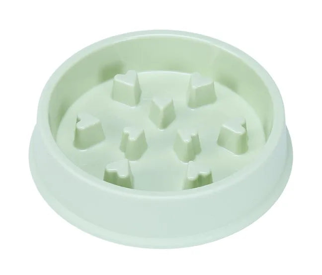 Triangle Slow Eating Pet Training Feeding Bowl (Avoid Choking)