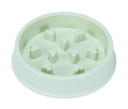 Triangle Slow Eating Pet Training Feeding Bowl (Avoid Choking)