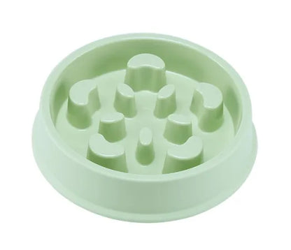 Triangle Slow Eating Pet Training Feeding Bowl (Avoid Choking)