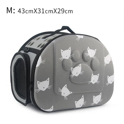 Small Dog Foldable Travel Carrier