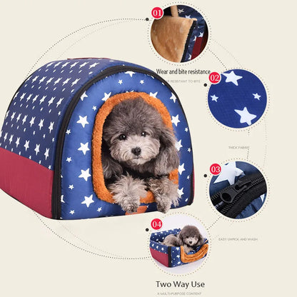 Warm Pet Kennel or House for Puppy or Cat