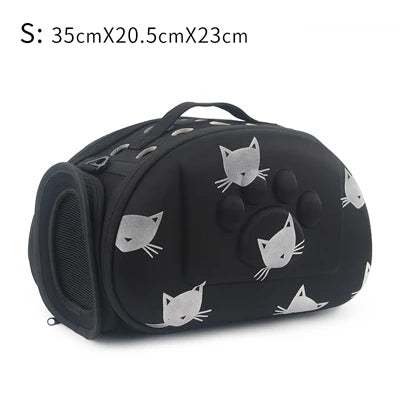 Small Dog Foldable Travel Carrier