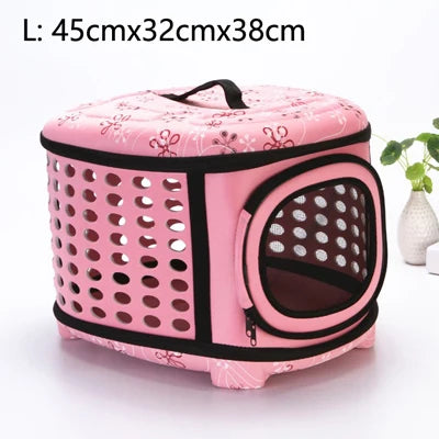 Portable & Foldable Mesh Small Dog Carrier
