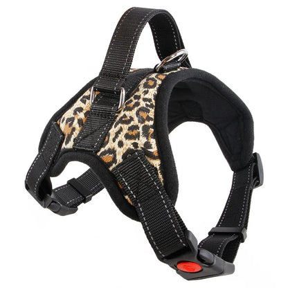 Reflective Mesh Dog Harness & Leash