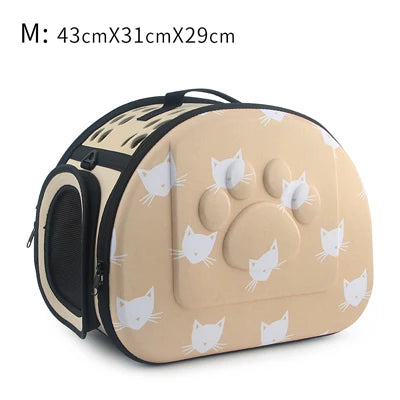 Small Dog Foldable Travel Carrier