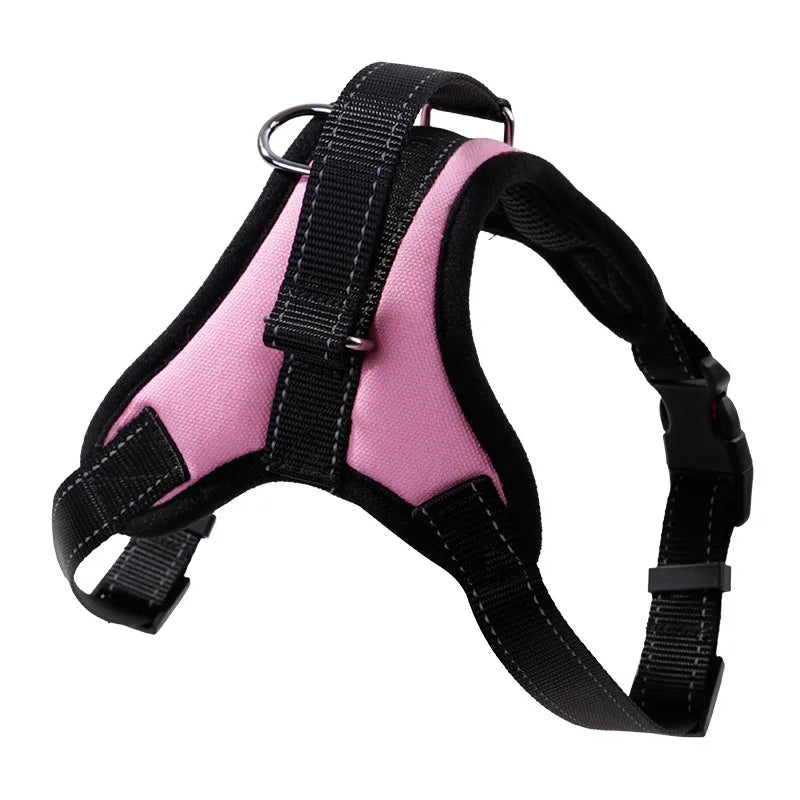 Reflective Mesh Dog Harness & Leash