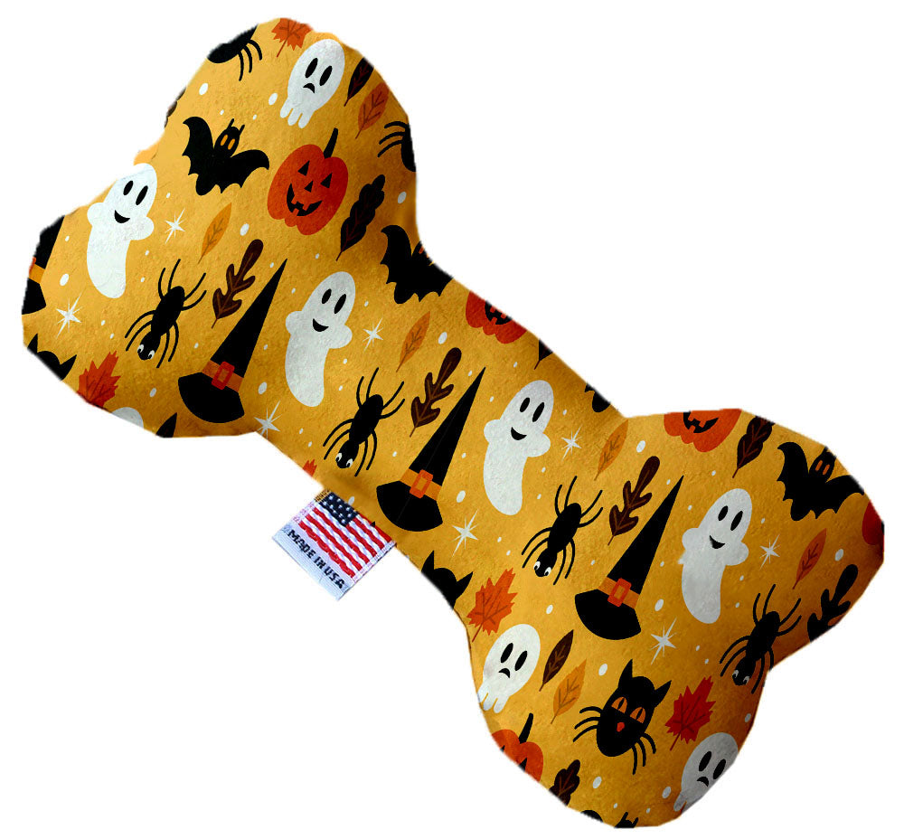 Halloween Pet & Dog Plush Heart or Bone Toy, "Trick-Or-Treat Group" (Available in different sizes, and 10 different patterns!)