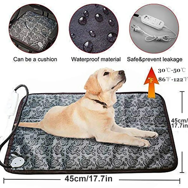 Benepaw Adjustable Pet Bed Heating Pad