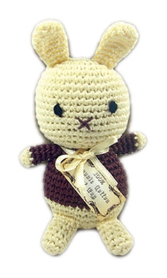 Foo Foo Bunny Crocheted Knit Knack Pet Toy