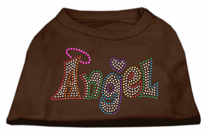 Pet Dog & Cat Shirt Rhinestone, "Technicolor Angel"