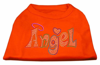 Pet Dog & Cat Shirt Rhinestone, "Technicolor Angel"