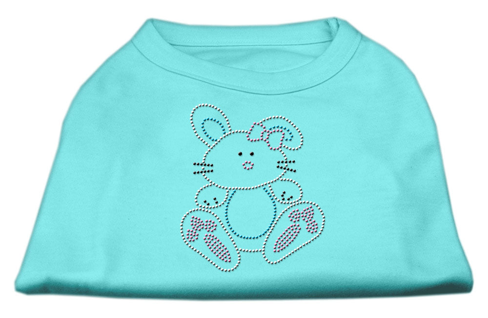 Camiseta para perros y gatos con diamantes de imitación, "Bunny"