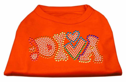 Camiseta para perros y gatos con diamantes de imitación, "Technicolor Diva"