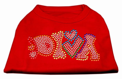 Camiseta para perros y gatos con diamantes de imitación, "Technicolor Diva"