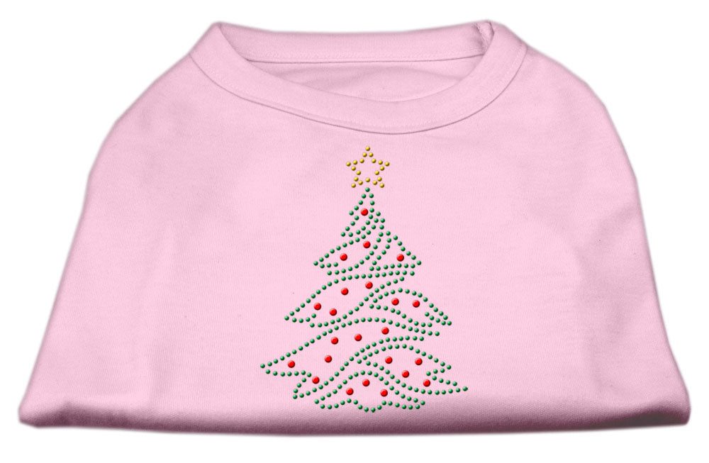 Christmas Pet Dog & Cat Shirt Rhinestone, "Christmas Tree"