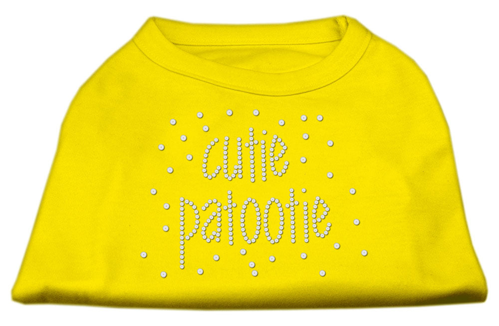 Pet Dog & Cat Shirt Rhinestone, "Cutie Patootie"