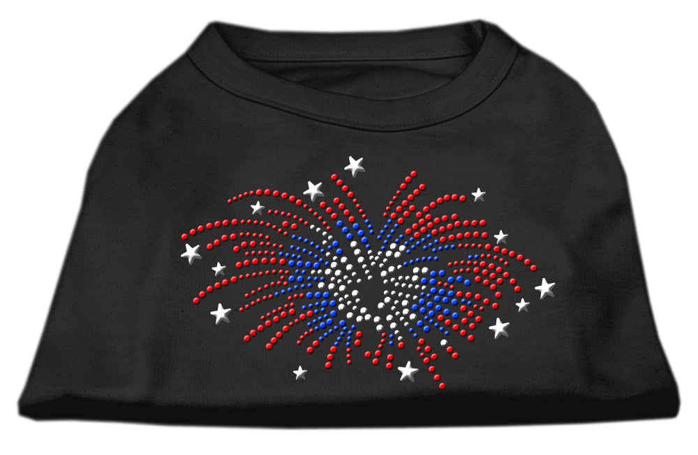 Pet Dog & Cat Shirt Rhinestone, "Fireworks"