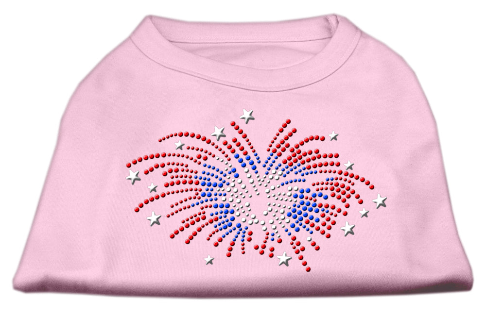 Pet Dog & Cat Shirt Rhinestone, "Fireworks"