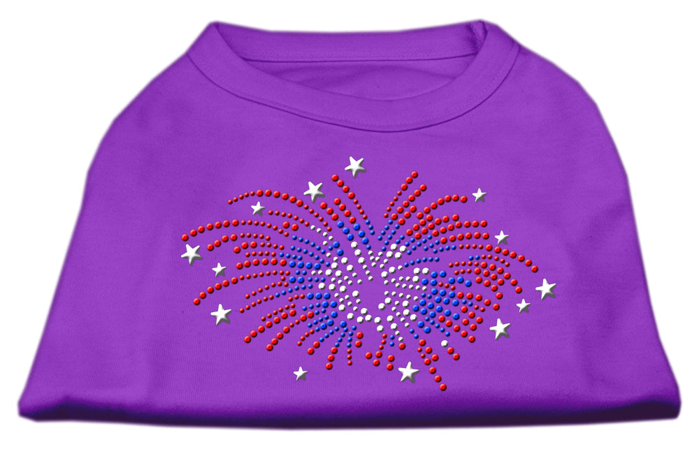 Pet Dog & Cat Shirt Rhinestone, "Fireworks"