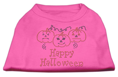 Halloween Pet Dog & Cat Shirt Rhinestone, "Happy Halloween"