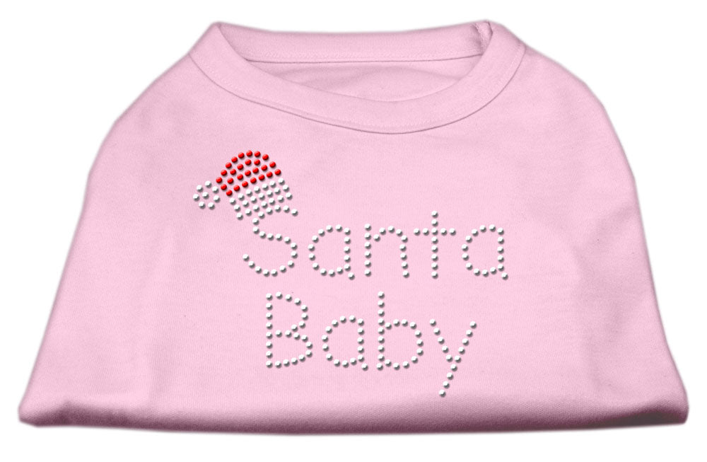 Christmas Pet Dog & Cat Shirt Rhinestone, "Santa Baby"