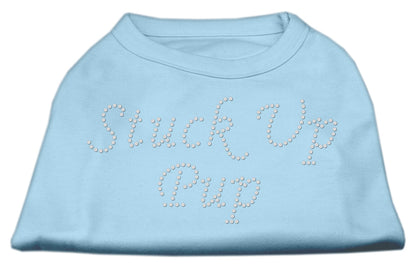 Pet Dog & Cat Shirt Rhinestone, "Stuck Up Pup"