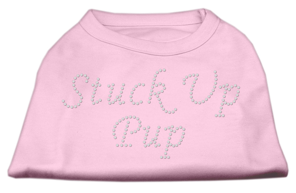 Pet Dog & Cat Shirt Rhinestone, "Stuck Up Pup"