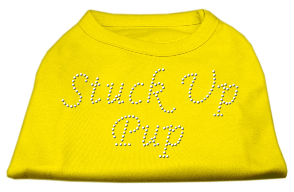 Pet Dog & Cat Shirt Rhinestone, "Stuck Up Pup"