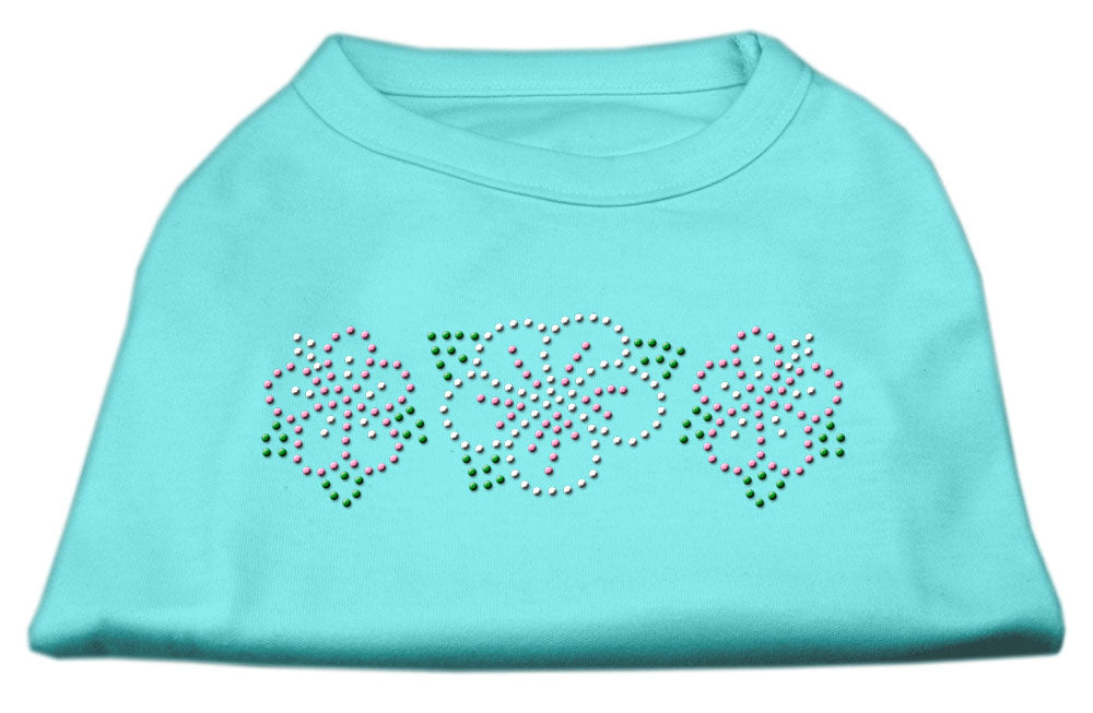 Pet Dog & Cat Shirt Rhinestone, "Tropical Flower"