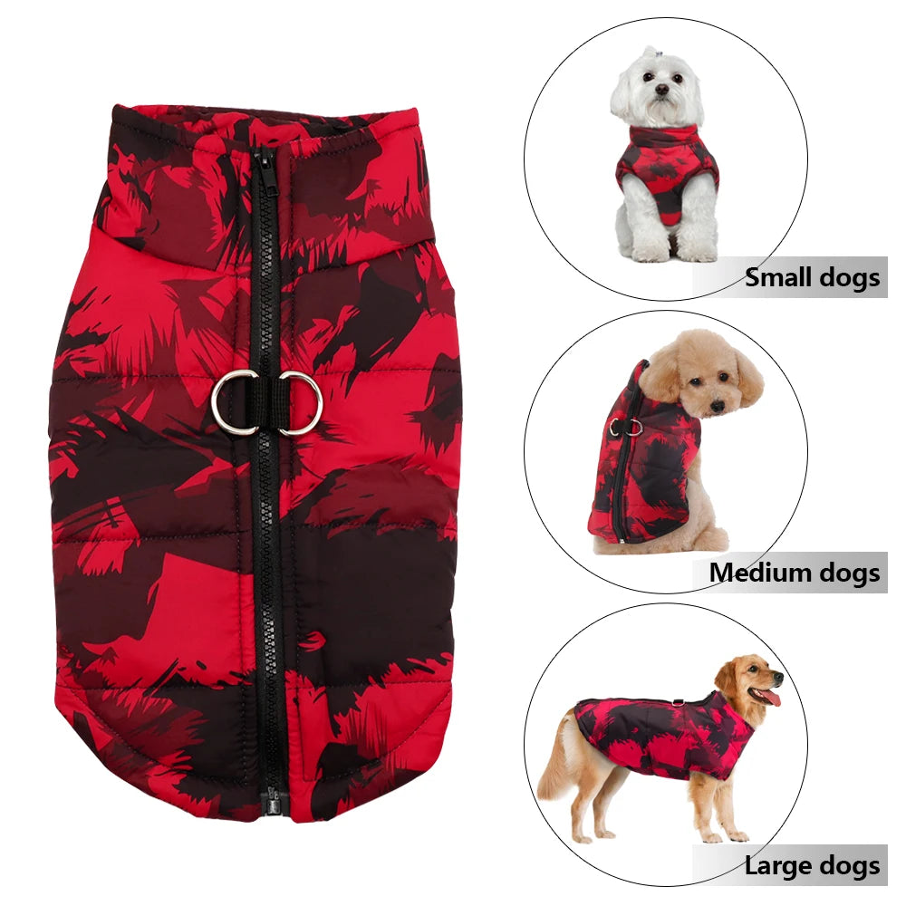 Warm & Waterproof Jacket or Coat for Dogs