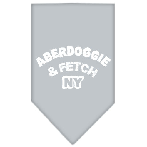 Pet and Dog Bandana Screen Printed, "Aberdoggie & Fetch NY"