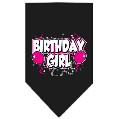 Pet and Dog Bandana Screen Printed, "Birthday Girl -or- "Birthday Boy"