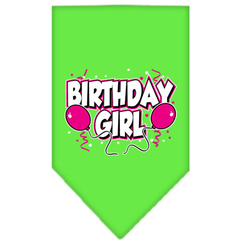 Pet and Dog Bandana Screen Printed, "Birthday Girl -or- "Birthday Boy"