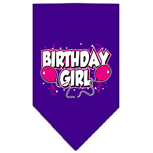 Pet and Dog Bandana Screen Printed, "Birthday Girl -or- "Birthday Boy"