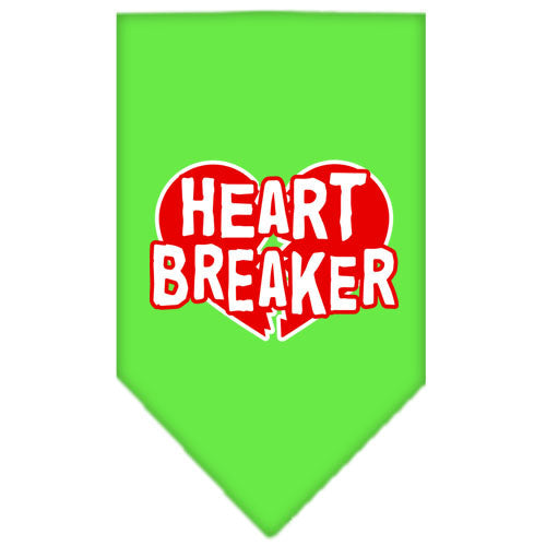 Pet and Dog Bandana Screen Printed, "Heart Breaker"