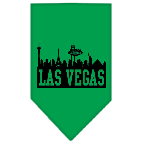 Pet and Dog Bandana Screen Printed, "Las Vegas Skyline"