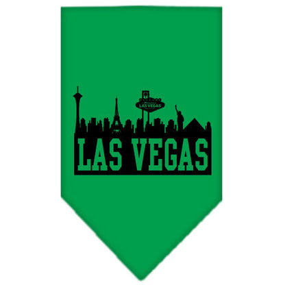 Pet and Dog Bandana Screen Printed, "Las Vegas Skyline"