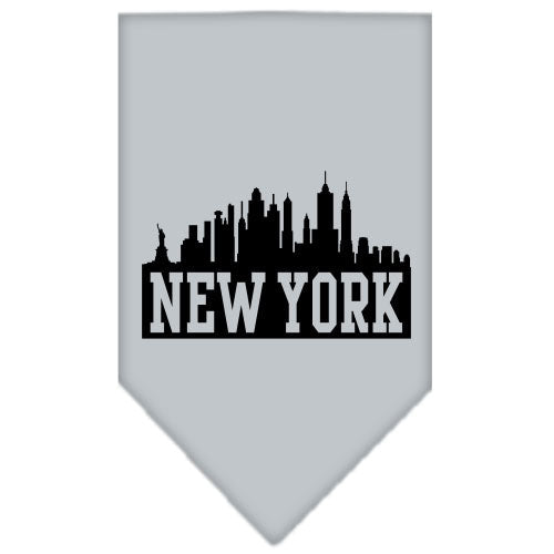 Pet and Dog Bandana Screen Printed, "New York Skyline"